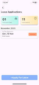 LocateLog mobile check-in screen