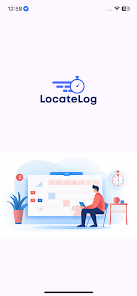 LocateLog admin dashboard showing real-time team attendance